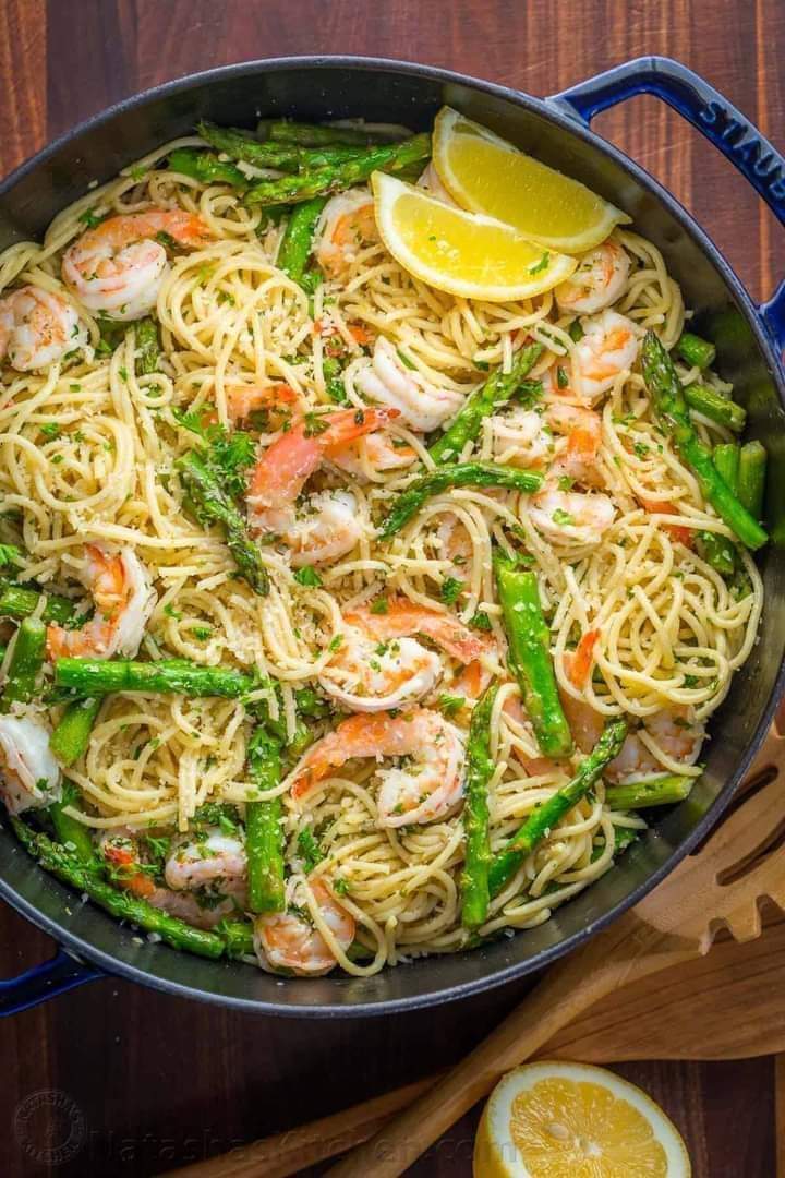 Garlic Butter Shrimp Scampi Pasta Recipe Grandmas Cooking Recipes