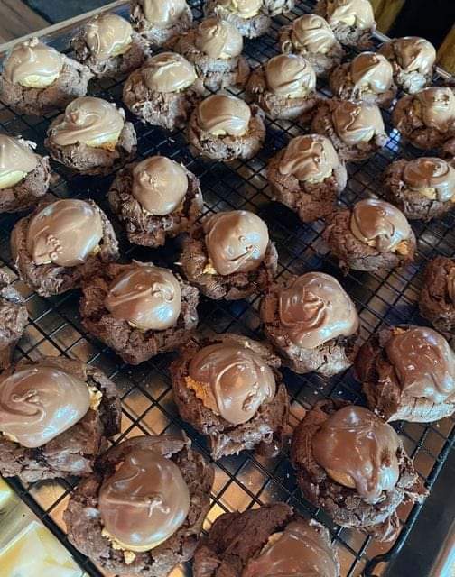 Buckeye Brownie Cookies