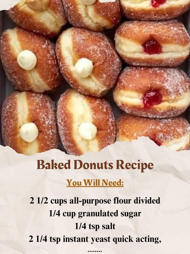 Baked donuts recipe