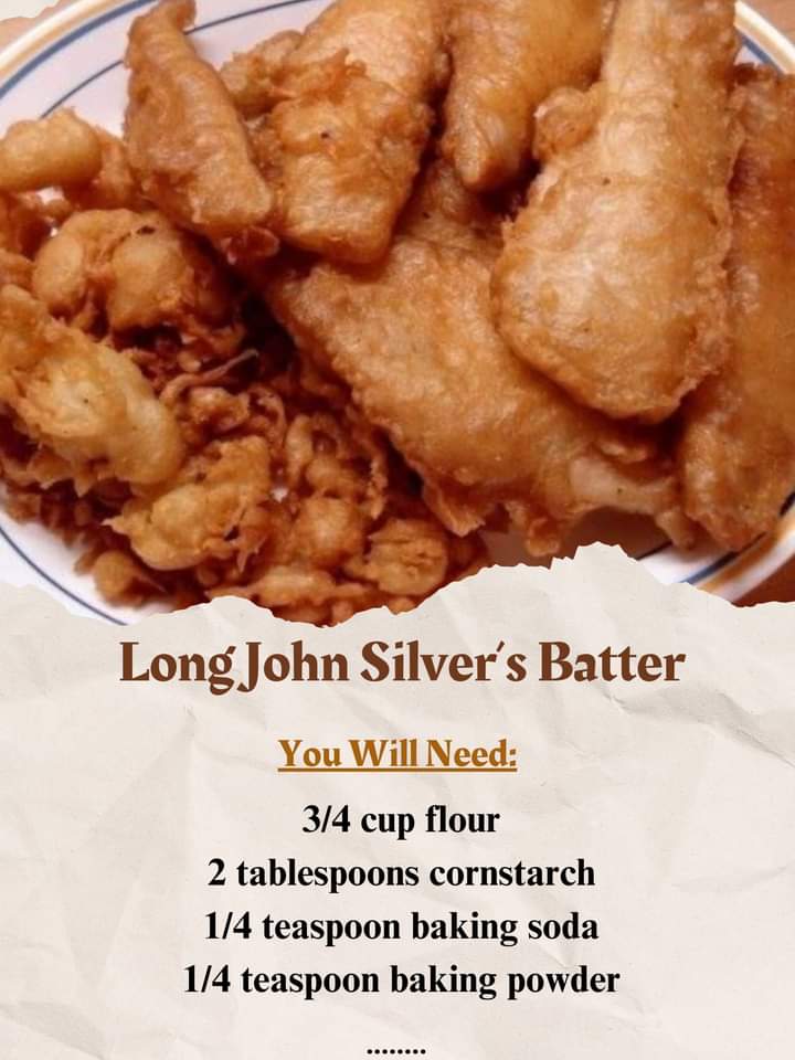 Long John Silver’s Batter – Don’t Lose This