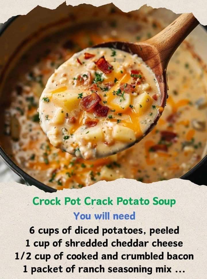 Crock Pot Crack Potato Soup