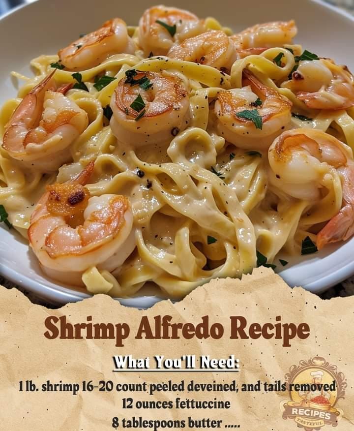 Shrimp Alfredo recipe