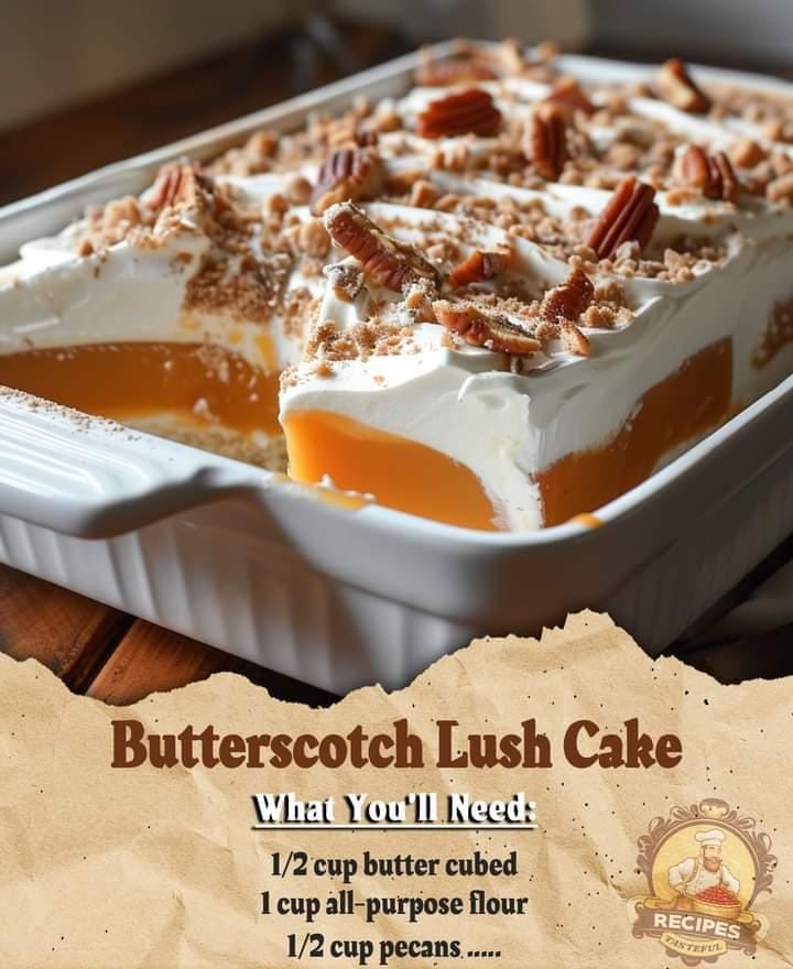 Butterscotch Lush Cake